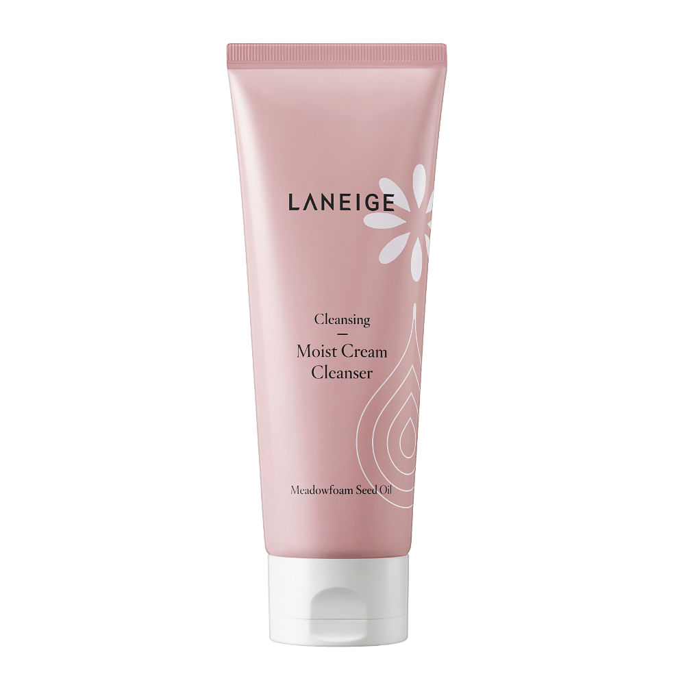 how to wash your face correctly laneige moist cream cleanser