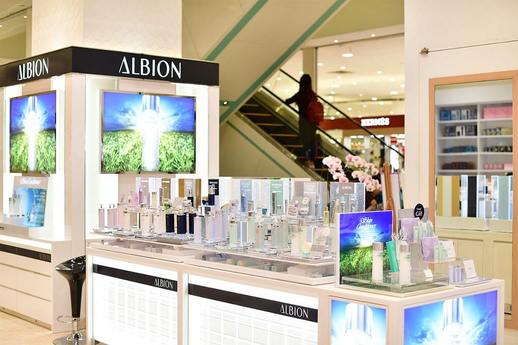 albion专柜 , takashimaya beauty hall