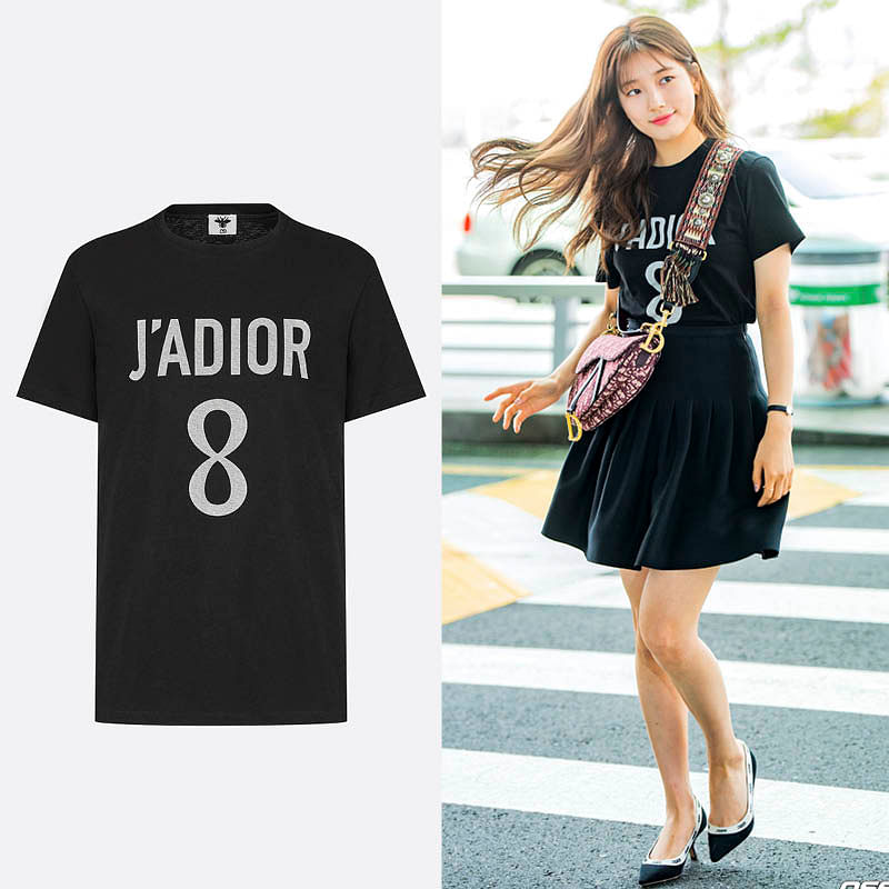 韩星裴秀智suzy bae, dior, j"adior 8 t-shirt