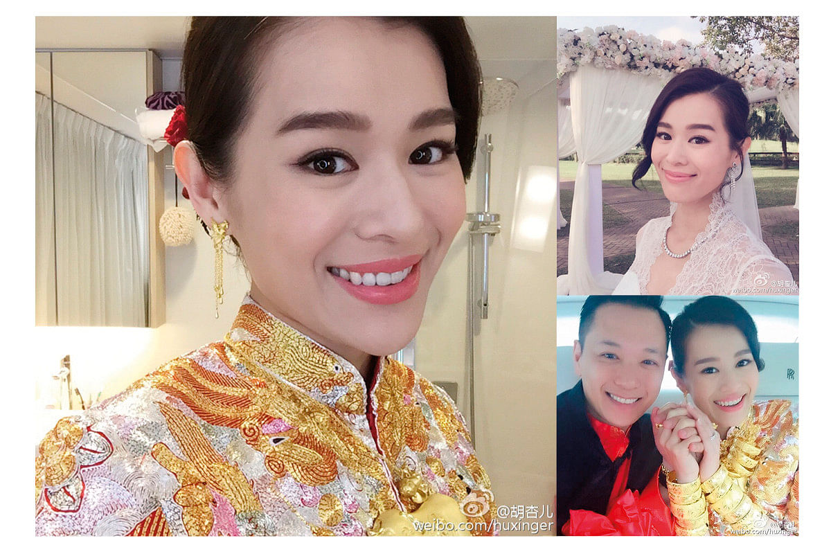 胡杏儿第一个人妻新年 刚刚新婚的胡杏儿,第一个"人妻身份"的农历年