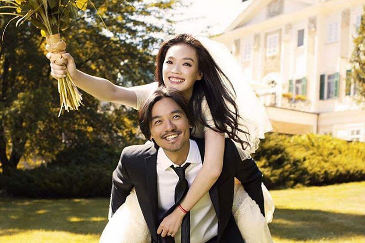 shu qi and stephen fung just got married舒淇和馮德倫結婚了