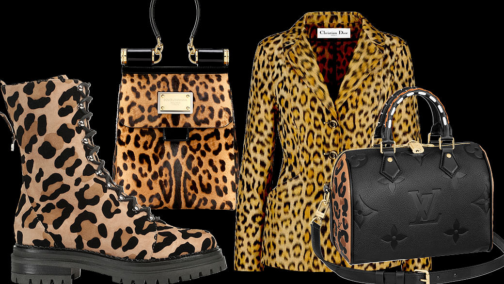 leopard print fashion 豹纹时尚