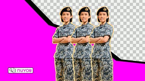 励志保卫国家的女海军
